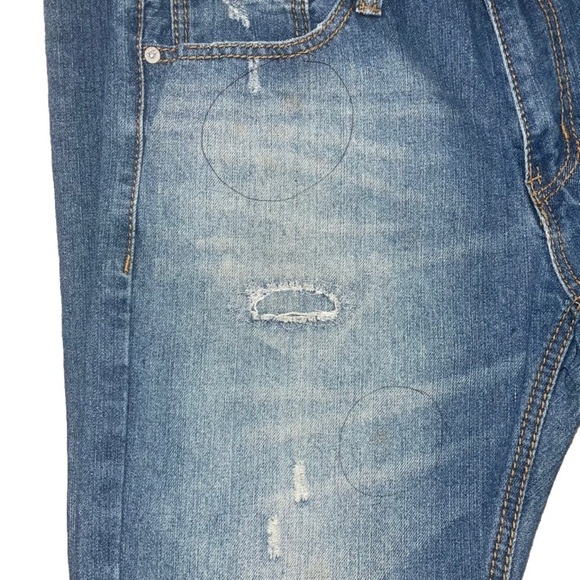 2012 American Legacy Amongst Others Slim Straight Denim Jeans 32x34 Medium Wash - Picture 11 of 12